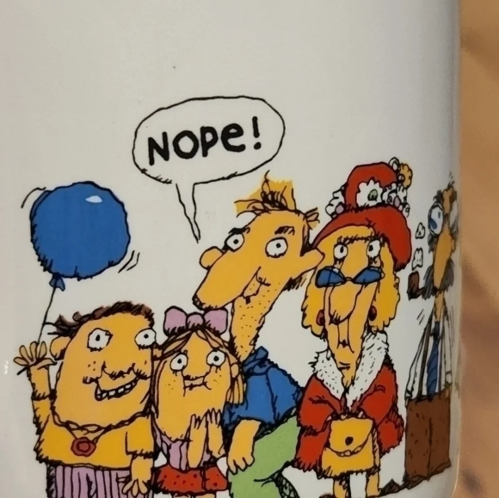 Are We Having Fun‎ Yet Coffee Mug 1987 American Greetings Designer Coll. Cup